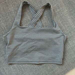 Nike Gingham Bra tank